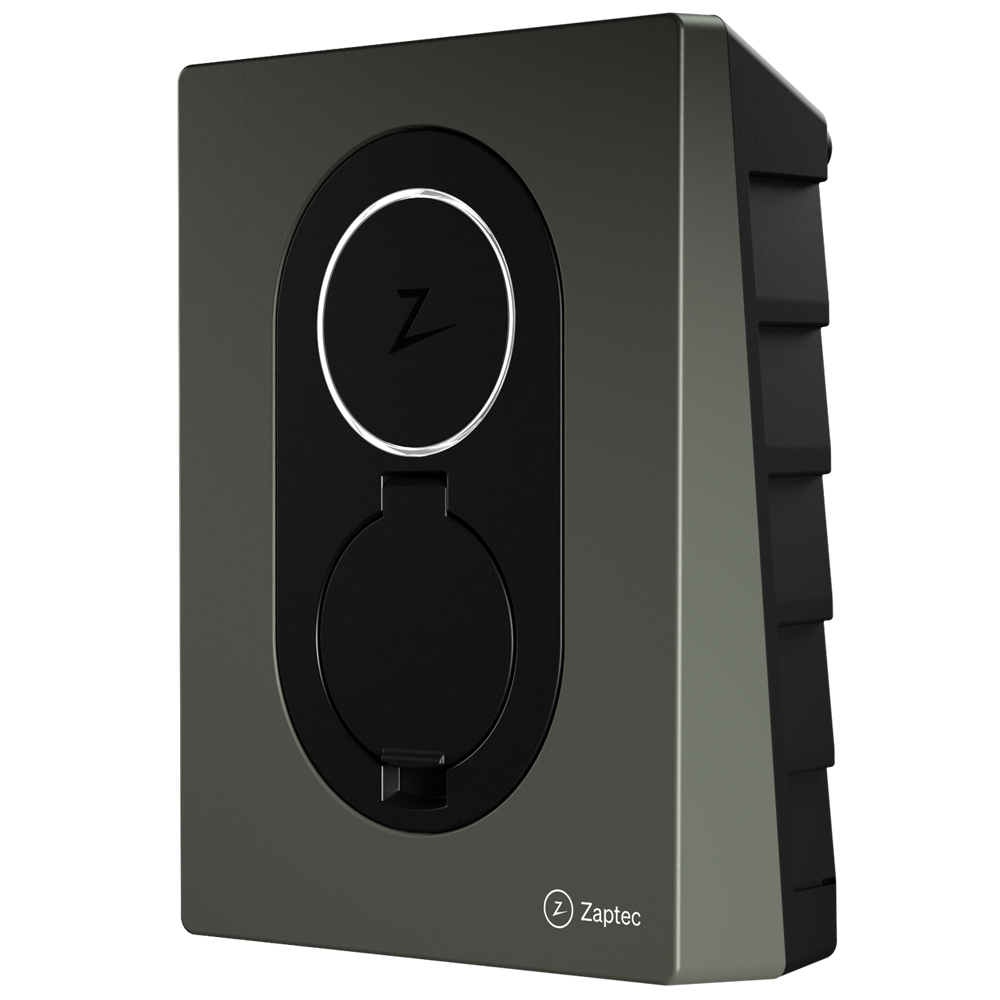 Zaptec go Moss Green